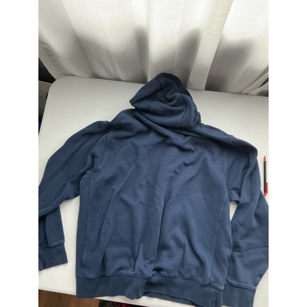 Nike Men's Navy Blue Graphic Hoodie Sweatshirt Size L - Picture 4 of 4